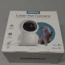 ZUMIMALL Pet Camera Indoor, 5G/2.4G WiFi Camera for Dog/Cat with Laser Toy, 3MP Pet Security Cameras with Phone App, 2-Way Talk, Auto Tracking, Pet/PIR/AI Detection, Privacy Protect, Alexa/ONVIF/Cloud