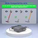 26.1V Cordless Vacuum Cleaner Charger Compatible with Dyson V6 V7 V8 SV04 SV03 DC59 DC58 DC62,Absolute Animal Motorhead 209468-01 209568-01 967813-02 205720-02 Power Cord (Not for V10/V11/V12 Models)