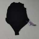 MANGOPOP Women's Mock Neck Cutout Front Bodysuit Long Sleeve Sleeveless Turtle Neck Body Suits Sexy Tops (Medium, 02 Black Sleeveless)