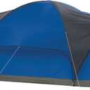 Coleman Montana Camping Tent with Rainfly, Weatherproof Family Tent Sets Up in 15 Mins, Fits Multiple Airbeds