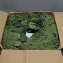 Extra Thick & Lush - 9 Ft by 12 Inch Prelit Christmas Garland with 50 Lights Timer, Real Touch Cedar Garland, 175 Tips Realistic Soft Battery Operated Red Berry Pinecones Xmas Garlands Indoor Outdoor