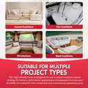 FOAMYFOAM High Density 3 inch Thick, 24 inch Wide, 72 inch Long Upholstery Foam, Cushion Replacement