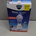 Vicks Sinus Inhaler, Plug-in Non-Medicated Steam Inhaler for Sinus Relief, Allergies, Congestion & Colds, Vocal Steamer, Soothes Nasal & Throat Passages, Works with VapoPads (1 Included)