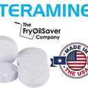 1 Bottle Steramine Sanitizer Tablets - Multi Purpose Steramine Sanitizing Tablets for Food Contact Surfaces in Kitchen, Diners, Hotels, Restaurants & Food Trucks by FryOilSaver Co. (150 Count)