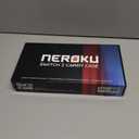 Neroku Durable Travel Case for Nintendo Switch 2 [Model 2025] I Hard Shell Carrying Switch 2 Case with 12 Game Card Slots, Screen Protector I Black EVA Protective Cover