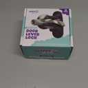 Door Lever Lock (3 Pack) Prevents Toddlers from Opening Doors. 3.25" L * 1.5" W * 4.5" H Easy One Hand Operation for Adults. Durable ABS with 3M Adhesive Backing. Simple Install (Black)