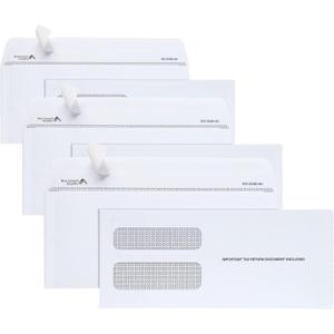 1099 Nec Envelopes 2025 Self Seal, Designed for 1099 3 UP NEC Tax Forms, 3 13/16’’ x 8 7/8’’ DoubleWindow, Security tinted, 25 Pack 1099 Envelpes