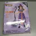 Spooktacular Creations Light Up Witch Costume for Toddler Girls, Fairy Tale Witch Outfit for Kids Halloween Dress Up Parties (Toddler (3-4 yrs), Purple)