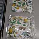 2 x Spring Tablecloth 60x84 Inch Rectangle - Lemon Hummingbird Spring Decorations for Home - French Country Farmhouse Floral Table Cloth Rectangle for Party, Home