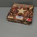 Christmas Tree Topper Star Warm White Light Christmas Tree Decor for Christmas Holiday Home Fit for General Size Xmas Tree, 8.7 Inch