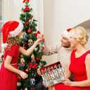 11 Piece Christmas Nutcracker Set Wooden Soldier Nutcrackers Hanging Ornaments for Xmas Tree Table Decor(Fresh Style)