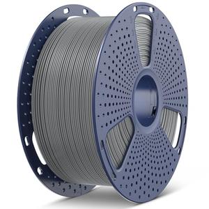 SUNLU Large Spool 3KG PLA Filament, 3D Printer Filament PLA 1.75mm, Less Stringing Good Layer Adhesion High Toughness, Big Roll Filament, 3kg Spool(6.6 lbs), Grey