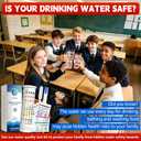 20 in 1 Water Tester for Drinking Water, Well Water Testing Kit, Suitable for Household Tap Water, Natural Water Quality Testing, Can Detect Water Hardness, Chlorine, Lead, Ph, Etc. (123 Test Strips)