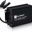 ECO-WORTHY 12A Boost MPPT Solar Charge Controller Solar Panel Regulator for 48V/60V/72V Lead-Acid, LiFePO4, Gel, Flooded Batteries .etc in Golf Cart Electric Vehicles and Solar System