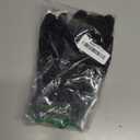 Kebada Impact Protection Gloves, ANSI A2 Cut Resistant Work Gloves with Grip, Touchscreen, Sandy Nitrile Coated (Large, Black (3 Pair))