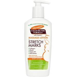 Palmer's Cocoa Butter Formula Massage Lotion For Stretch Marks, Pregnancy Skin Care, Belly Cream with Collagen, Elastin, Argan OIl and Shea Butter, 8.5 Ounces