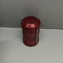 Lichamp LED Camping Lantern, 4 Pack Battery Powered Flashlight for Power Outages, Portable Collapsible Hanging Light Essential for Home, Outdoor, Emergency Lamp Survival Kit Gear for Hurricane, B4BD (Burgundy)