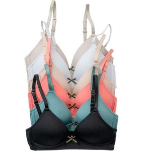Alyce Ives Intimates Girls, Teens & Petite Women Lightly Padded A Cup Bra-6 Pack (30A, Color: Neutrals 2)