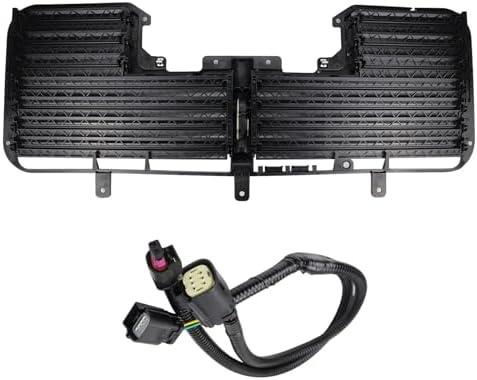 FRGOLIN Radiator Shutter Assembly Compatible with GMC Sierra 1500 2017 2018 2019 Chevy Silverado 1500 2017 2018 Replaces ‎84363184 601-374(Missing Part)