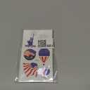 143Pcs Fourth of July Temporary Tattoos, 20Sheets Independence Day Temporary Tattoo, Red White and Blue Fake Tattoo Stickers, 4th of July Body Tattoos Memorial Labor Day Decorations