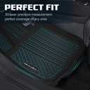 Floor Mats for 2025 2026 Chevrolet/Chevy Equinox (Not for EV)/GMC Terrain Car Mat Accessories All Weather TPE Rubber Floor Liners Accessory Custom Fit for 2025 Equinox, Non-Slip Waterproof, Black