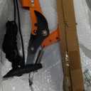 30FT Reach Manual Pole Saw, Tree Trimming Pruner with 5-24 FT Extendable Flip & Screw Dual Lock, Adjustable Long Handle High Reach Cutter for Yard & Garden