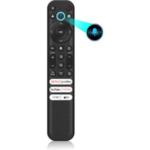 Voice Remote Replacement for TCL Google TV,RC813 Remote Control Only Compatible with TCL QM8/QM7/Q7/Q6/Q5 Series Android Smart TV