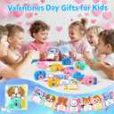 28 Pack Valentines' Day Cards for Kids School, Mini Camera Viewers with Greeting Cards, Valentines' Day Gifts for Kid, Valentines' Party Favors for Boys Girls, Exchange Cards Gift for School Classroom