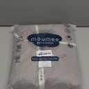 MooMee Bedding Duvet Cover Set 100% Washed Cotton Linen Like Textured Breathable Durable Soft Comfy (Heathered Mauve Brown, King 104"x90")