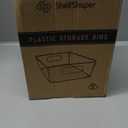 ClearSpace Plastic Storage Bins With lids, 4 Pack – Perfect Pantry Organization and Storage – Fridge Organizer, Pantry Storage Containers and Storage Bins, Cabinet Organizers