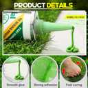 Threlaco 2 Tubes Turf Glue for Artificial Grass 10 oz Artificial Turf Tape Grass Paint Concentrate Glue Carpet Adhesive for Synthetic Surfaces(No Caulk Gun)
