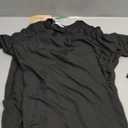 SHIBEVER Women's Long Sleeve Dress: Midi Casual V Neck Twist Waist Ribbed Knit Bodycon Slit Cocktail Party Dresses (Large, Black)