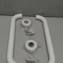 Shower Grab Bar, 2 Pack 16 Inch White Bathroom Grab Bar, 1.25" Diameter 304 Stainless Steel Anti-Slip Grab Bars for Bathtubs and Showers, Handicap Shower Grab Bar for Seniors Elderly