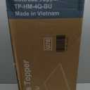 Sweetcrispy Mattress Topper Queen, 4 Inch Thick Memory Foam Gel Infused Cooling Toppers Pad for Queen Size Bed, Sleeper Sofa, RV, Camper, CertiPUR US Certified, Ventilated and Breathable, Blue