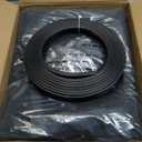 Sliding Garage Door Screen with Track & Magnetic Closure, Fully Retractable Fiberglass Mesh Screen Door for 2-Car Garage Openings (Fits 16x7 Ft), Garage Screen with Weighted Bottom for Bug Protection (Black)