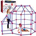 Toys for 4-8 Year Old Kids Boys: 180 Pcs Den Building Kit Fort Building Kits for Kids Gifts for 4 5 6 7 8 Years Old Girl Ages 4-6 Outdoor Play House Garden Built Playhouse Equipment