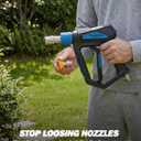 Pressure Washer Gun 4000PSI M22 14/15MM Inlet, Stubby Short Power Washing Gun with 1/4'' Quick Connect for Foam Cannon, Homework Cleaning & Car Wash