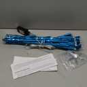 30’’ Christmas Snowflake Lights Outdoor, Pre-lit 240Pcs Blue LEDs Hanging Blue Snowflake Decoration for Home Indoor Outdoor Window Silhouette