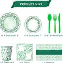 Sage Green Party Tableware Set Eucalyptus Party Supplies Sage Green Party Decorations Set,Eucalyptus BridalShower Wedding Baptism Birthday