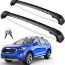 Lockable Roof Rack Cross Bars 220lbs Compatible with KIA Sorento 2016 2017 2018 2019 2020 with Flush Side Rails, Heavy Duty Aluminum Roof Rails Crossbars Rooftop Cargo Carrier Luggage