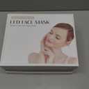 SDKWDH LED Face Mask Light Therapy, Red Light Therapy Mask with 7 Colors, 850nm Infrared & Red Light Therapy for Face, Portable Anti-Aging Skin Rejuvenation Tool with Timer for Home Use