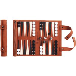 Backgammon Game Set - Roll up Board Games- Portable Travel Backgammon for Companion. Multiple Colors