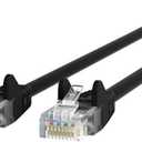 Cat5e Ethernet Patch Cable Snagless, Rj45, M/M (A3L791BT15MBLKS)