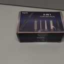 5 in 1 Curling Iron with Thermal Brush and 4 Interchangeable Ceramic Barrels(1/2 to 1 1/2 inch), Curling Wand Set with Flat Iron, Fast Heating, Dual Voltage Hair Curler, Gifts for Women (Rose Gold)