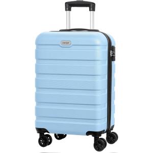 AnyZip Luggage PC ABS Hardside Lightweight Suitcase with 4 Universal Wheels TSA Lock Carry-On 20 Inch Light Blue