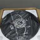 Black Flush Mount Ceiling Light Fixtures, 2-Light Ceiling Mount for Farmhouse with Seeded Glass Lampshade, Industrial Flush Mount Light Fixture Farmhouse for Hallway, Kitchen, Entryway and Foyer