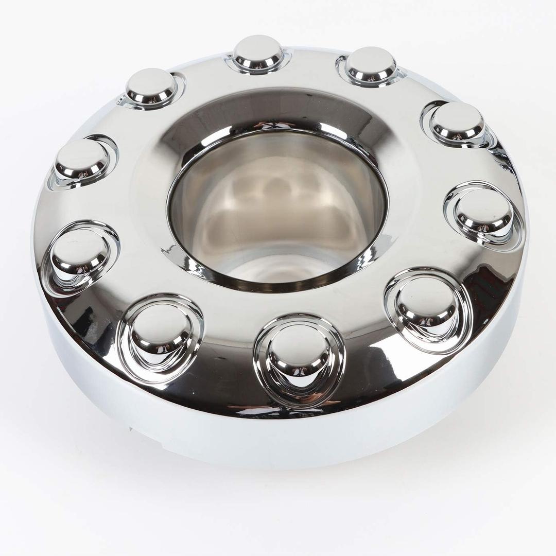 Replacement for 05-17 F450 Super Duty DUALLY Chrome 10 Lug Front Wheel Center Hub Cap 1 Piece 5C3Z1130NA