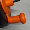 Drain Snake, 25ft Flexible Steel Drain Auger With Drill Adapter, Plumbing Unblocking Hand Auger, Manual Or Powered for Shower & Bathtub Clogs-No auto retract or feed (Orange)