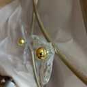 20 Inch Gold Caged Ceiling Fan with Light, Flower Chandelier Ceiling Fan with Lights Remote Control, Frower Crystal Fandelier 6 Speeds for Girl's Bedroom, Living Room