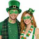 2 x DPKOW 61Pcs St Patricks Day Accessories, Shamrock Glasses Necklaces Wristbands Lcuky Clover Temporary Tattoos Beard Lcuky Coins St Patty's Day Accessories Decorations Irish Party Favors Gifts